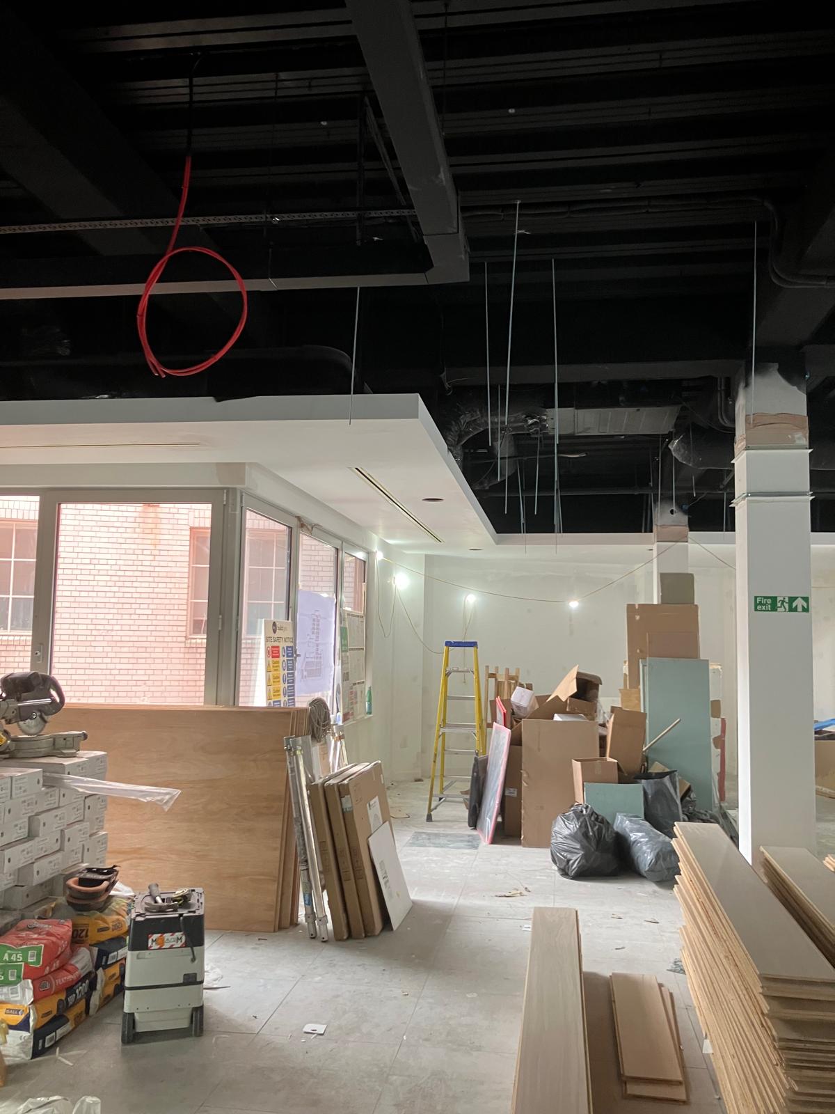 Office spaces taking shape